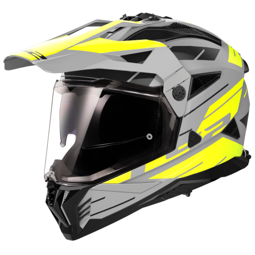 LS2 MX702 PIONEER II NAMIB M.GREY H-V YELLOW-06 XS