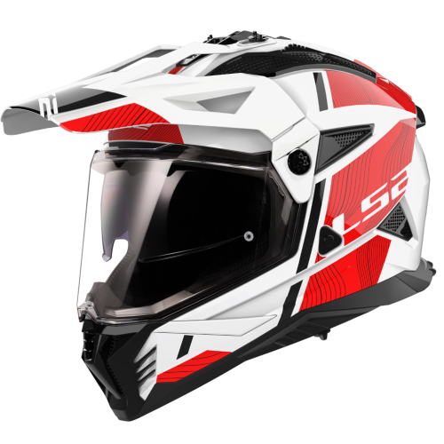 LS2 MX702 PIONEER II HILL WHITE RED-06 XS
