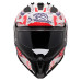 LS2 MX702 PIONEER II FANTASY WHITE RED BLUE-06 XS