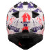 LS2 MX702 PIONEER II FANTASY WHITE RED BLUE-06 XS