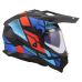 LS2 MX702 PIONEER II BLOCK BLACK RED BLUE-06 XS