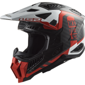 LS2 MX703 C X-FORCE VICTORY RED WHITE-06 S