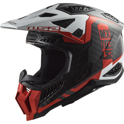LS2 MX703 C X-FORCE VICTORY RED WHITE-06 S