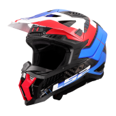 LS2 MX703 X-FORCE GALUO WHITE RED BLUE-06 S