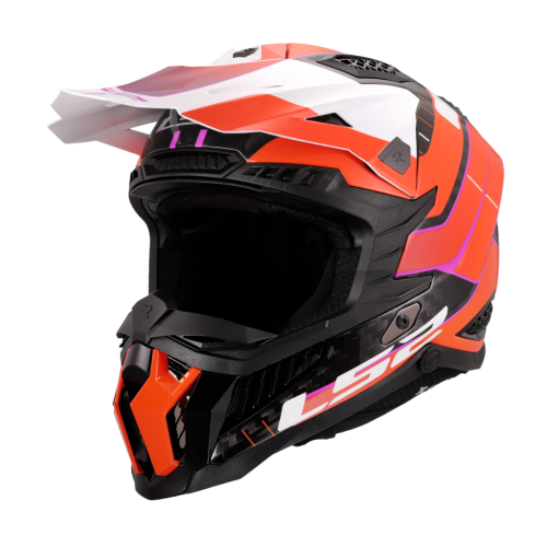 LS2 MX703 X-FORCE GALUO ORANGE-06 XS