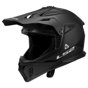 LS2 MX708 FAST II SOLID MATT BLACK-06 XS