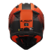 LS2 MX708 FAST II DUCK M.H-V ORANGE RED-06 XS