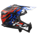 LS2 MX708 FAST II GROTESK WHITE BLUE RED-06 XS