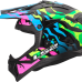 LS2 MX708 FAST II GROTESK BLUE PINK GREEN-06 XS