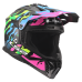 LS2 MX708 FAST II GROTESK BLUE PINK GREEN-06 XS