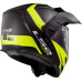 LS2 FF324 METRO EVO RAPID Matt Black Gloss Yellow, FOG FIGHTER (PINLOCK) XXS