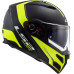 LS2 FF324 METRO EVO RAPID Matt Black Gloss Yellow, FOG FIGHTER (PINLOCK) XXS