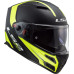 LS2 FF324 METRO EVO RAPID Matt Black Gloss Yellow, FOG FIGHTER (PINLOCK) XXS