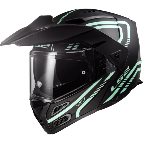 LS2 FF324 METRO EVO FIREFLY MATT BLACK, FOG FIGHTER (PINLOCK) XXS