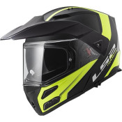 LS2 FF324 METRO RAPID MATT BLACK YELLOW P/J XS