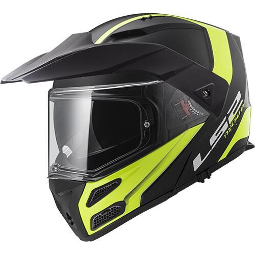 LS2 FF324 METRO RAPID MATT BLACK YELLOW P/J XS