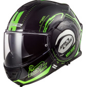LS2 FF399 VALIANT NUCLEUS BLACK GLOW GREEN XS