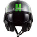 LS2 FF399 VALIANT NUCLEUS BLACK GLOW GREEN XS