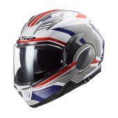 LS2 FF900 VALIANT II REVO WHITE RED BLUE XS