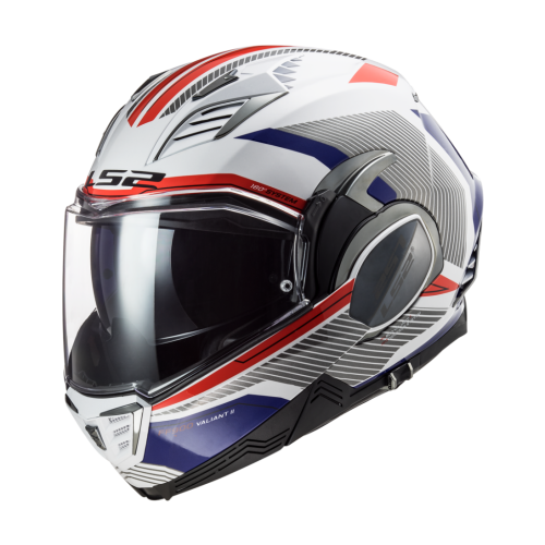 LS2 FF900 VALIANT II REVO WHITE RED BLUE XS