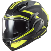 LS2 FF900 VALIANT II REVO BLACK H-V YELLOW XS