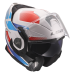 LS2 FF901 ADVANT X NOVA WHITE BLUE RED-06 XS