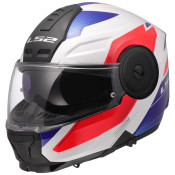 LS2 FF902 SCOPE II DURIA WHITE BLUE RED-06 XS