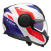 LS2 FF902 SCOPE II DURIA WHITE BLUE RED-06 XS