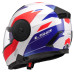 LS2 FF902 SCOPE II DURIA WHITE BLUE RED-06 XS