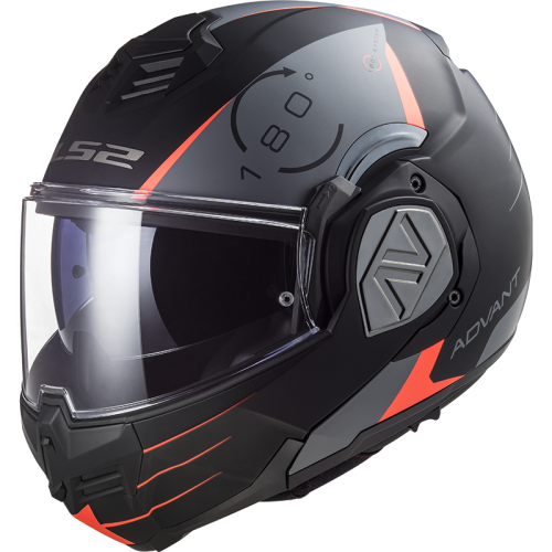 LS2 FF906 ADVANT CODEX MATT BLACK TITANIUM-06 XS