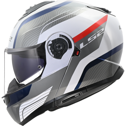 LS2 FF908 STROBE II MONZA WHITE BLUE RED-06 XS