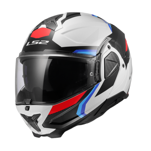 LS2 FF910 ADVANT II TRIPLE WHITE BLUE RED XS