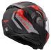 LS2 FF910 ADVANT II GLIDE BLACK GREY RED XXS