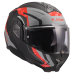 LS2 FF910 ADVANT II GLIDE BLACK GREY RED XXS