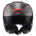 LS2 FF910 ADVANT II GLIDE BLACK GREY RED XXS