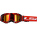 LS2 AURA PRO GOGGLE BLACK RED WITH IRIDIUM VISOR