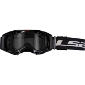 LS2 AURA ENDURO SERIES GOGGLE BLACK WITH CLEAR VISOR