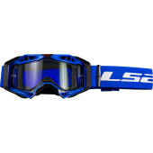 LS2 AURA ENDURO SERIES GOGGLE BLACK BLUE WITH CLEAR VISOR