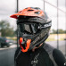 LS2 CHARGER GOGGLE BLACK WITH SILVER VISOR