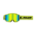 LS2 CHARGER GOGGLE H-V YELLOW WITH IRIDIUM VISOR