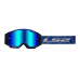 LS2 CHARGER PRO GOGGLE BLUE WITH IRIDIUM VISOR