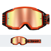 LS2 CHARGER PRO GOGGLE H-V ORANGE WITH IRIDIUM VISOR
