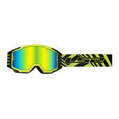 LS2 CHARGER PRO GOGGLE H-V YELLOW WITH IRIDIUM VISOR