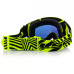 LS2 CHARGER PRO GOGGLE H-V YELLOW WITH IRIDIUM VISOR