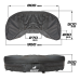 SHARK textile box for ATV, large