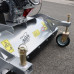 SHARK ATV front mulcher 100 with Honda GX 270 engine, silver color