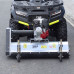 SHARK ATV front mulcher 100 with Honda GX 270 engine, silver color