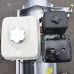 SHARK ATV front mulcher 100 with Honda GX 270 engine, silver color
