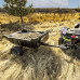 SHARK ATV TRAILER GARDEN 680 BLACK, 2 WHEEL