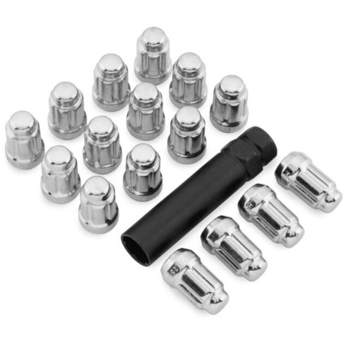 Piuliță conică canelată pentru roată 12mm x 1.25 - Cutie de 16 bucăți